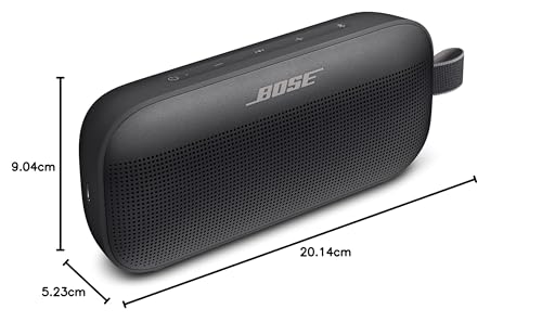 Bose SoundLink Flex Bluetooth Portable Speaker, Wireless Waterproof Speaker for Outdoor Travel—Black
