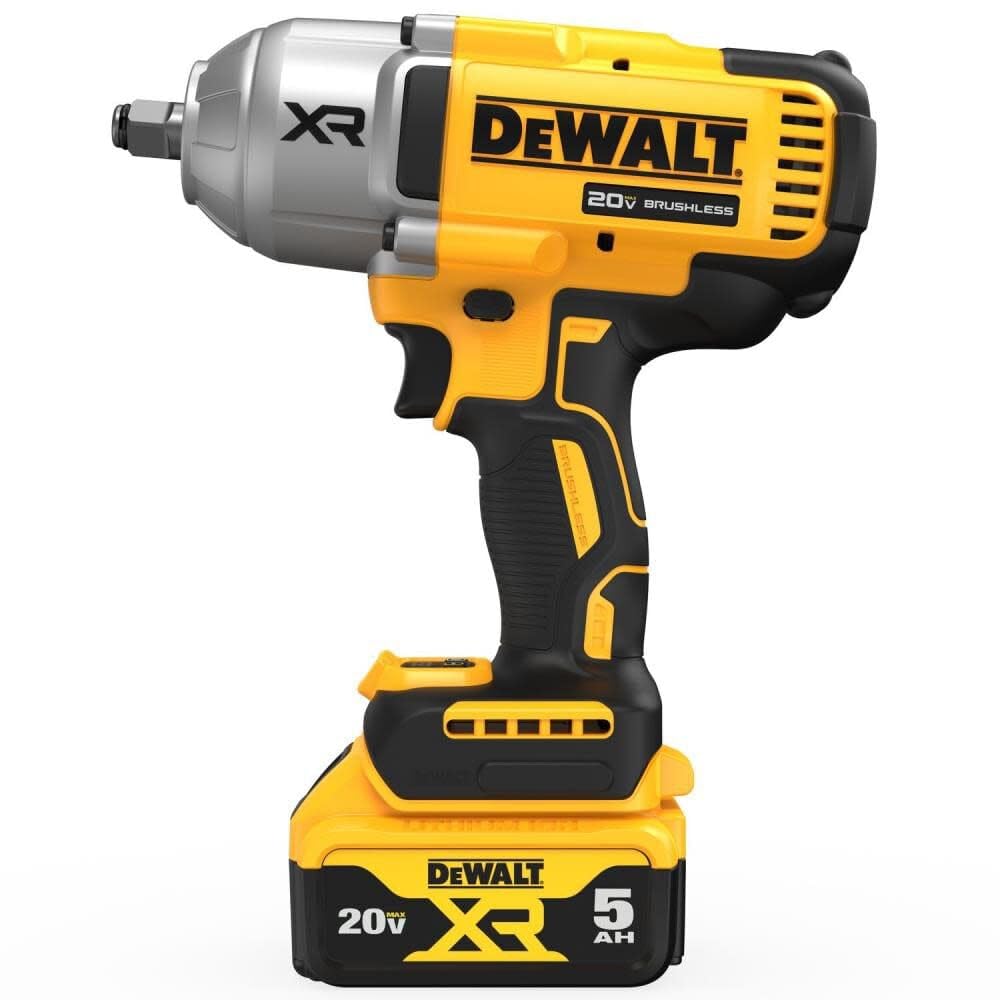 DEWALT 20V MAX Cordless Impact Wrench Kit, 20V MAX, 1/2" Hog Ring