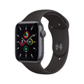 Apple Watch SE 2020 (GPS, 44MM) Space Grey Aluminium Case with Black Sport Band