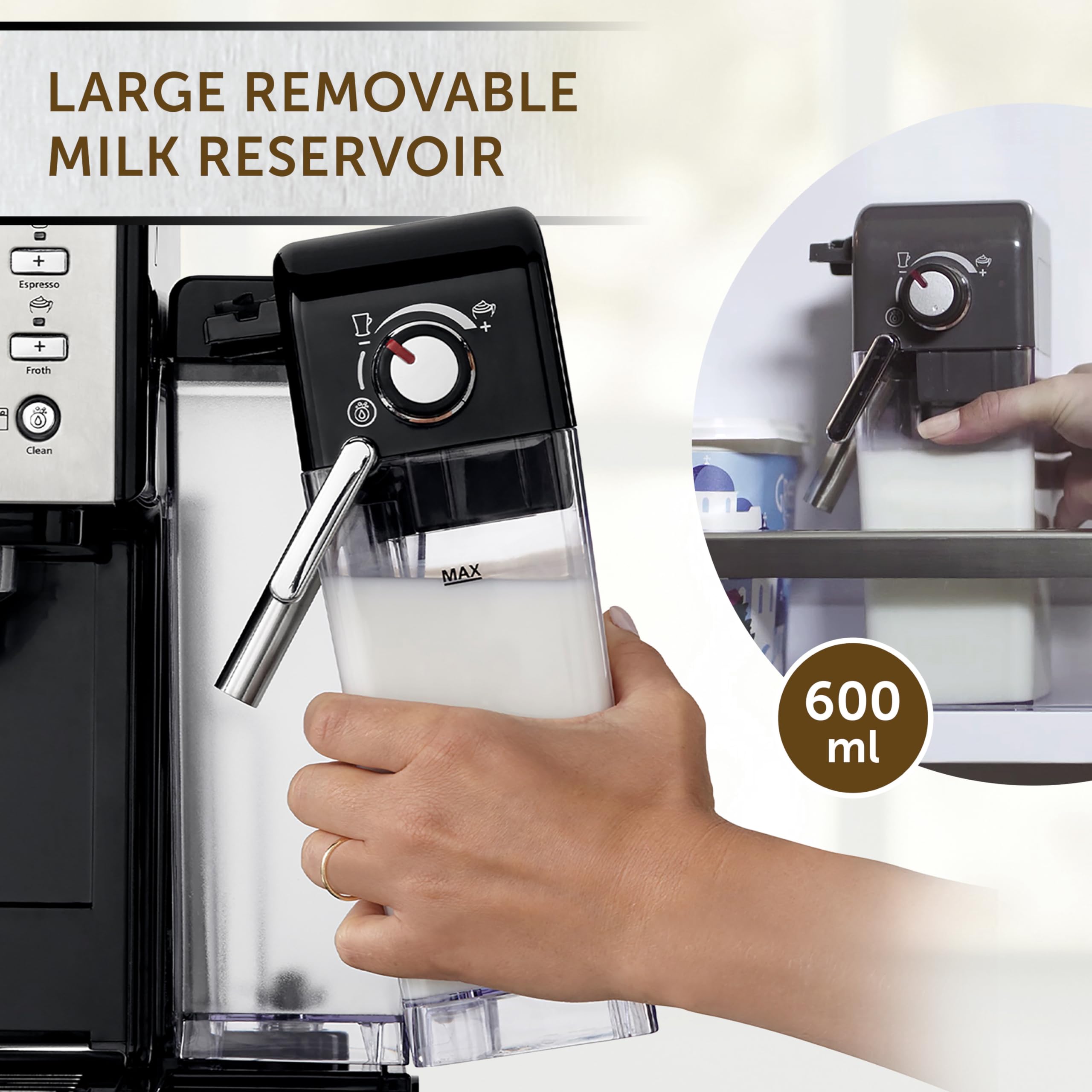 Breville One-Touch CoffeeHouse Coffee Machine | Espresso, Cappuccino & Latte Maker