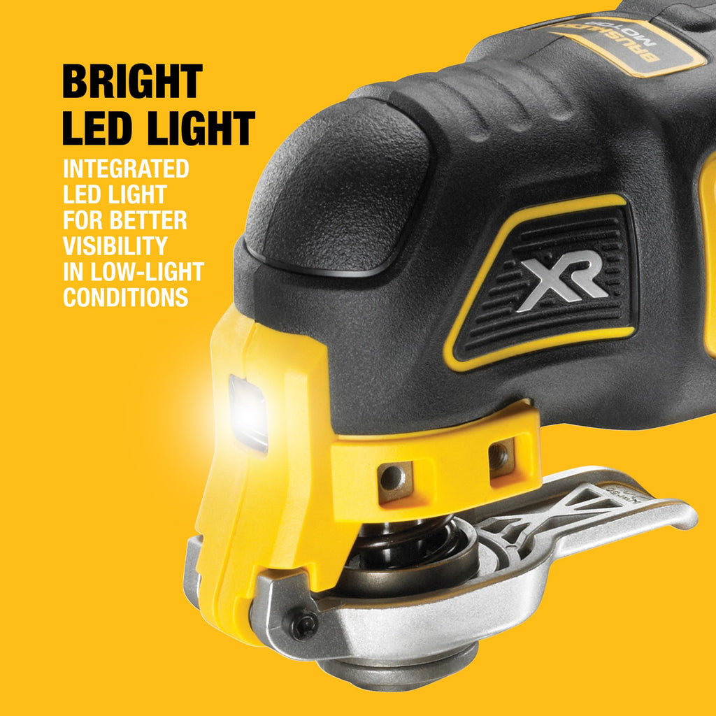 DEWALT 18V XR Brushless Oscillating Multi-Tool, Bare Unit, DCS355N-XJ