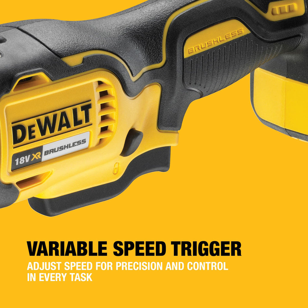 DEWALT 18V XR Brushless Oscillating Multi-Tool, Bare Unit, DCS355N-XJ