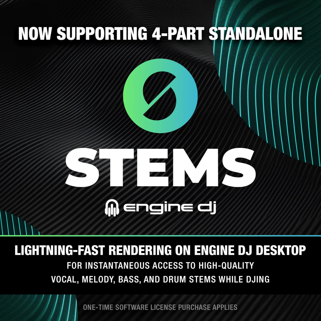 Denon DJ SC LIVE 4 Standalone DJ Controller with Stem Separation on 4-Decks