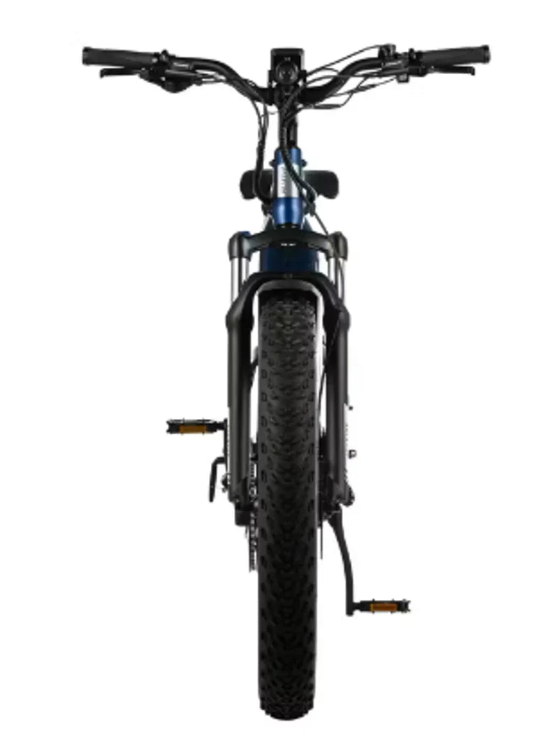 Aventon Aventure.2 Step-Through Fat Tire E-bike in Cobalt Blue