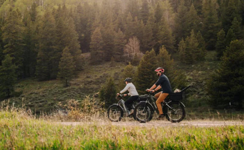 Aventon Aventure.2 Step-Through Fat Tire E-bike in Slate Grey
