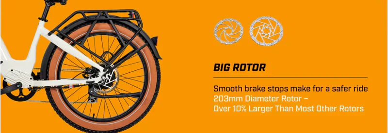 AIMA Big Sur All-Terrain E-Bike in White