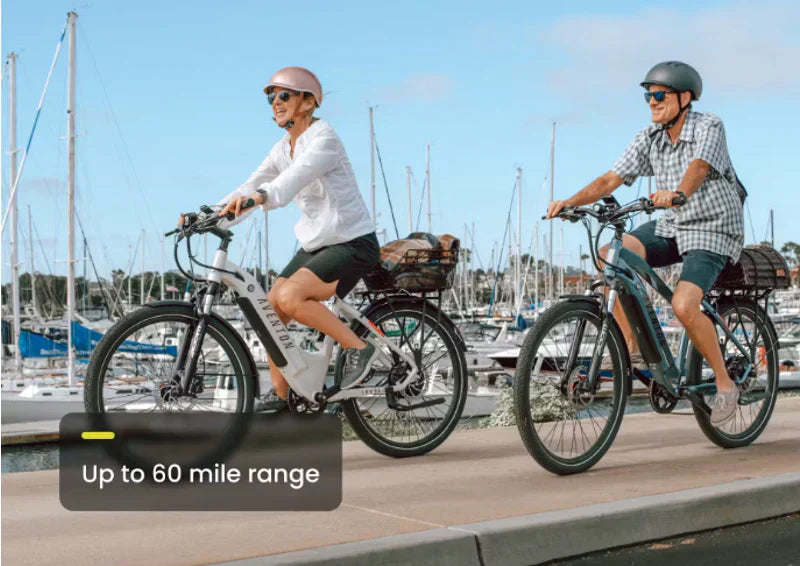 Aventon Level.2 Step-Through Commuter E-Bike In Glacier